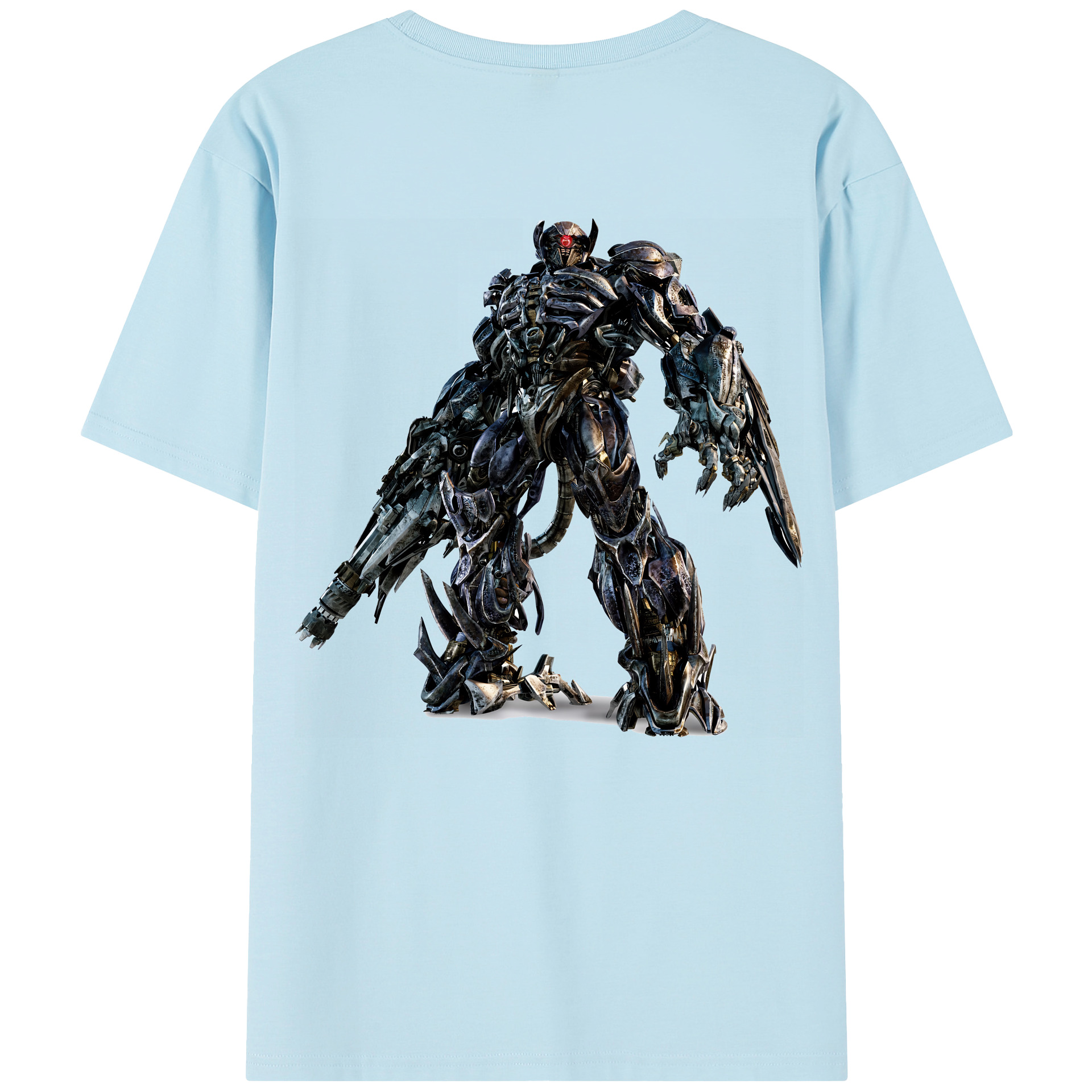 （画像用） Transformers トランスフォーマー 綿100％半袖Tシャツ（背面プリント）